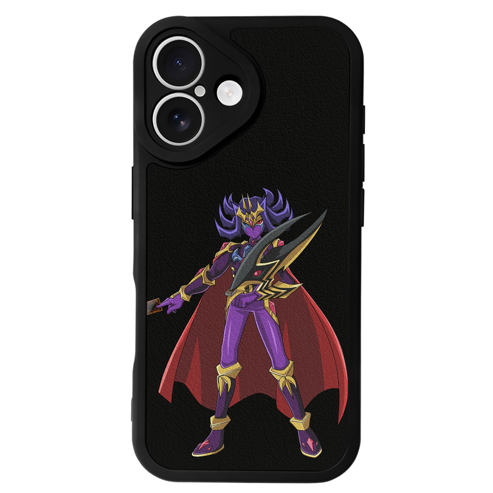 遊☆戯☆王 Yu-Gi-Oh! 【iPhone 16シリーズ対応】シリコンスマホケース（レザー調） 材質：シリコン